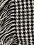 Almohadón Lana 75X50 Flecos Laterales- Pied de Poule - tienda online