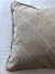 Almohadón Terciopelo Rombos 60x40 - Taupe - Concepto Fusión