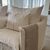 Almohadón Lino Flecos 60x40 - OW + Rayas Arena - comprar online