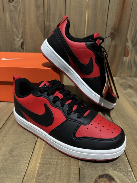 Tênis Nike Court Borough Vermelho/Preto