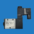 VALVULA 300 SOLENOIDE 3/2 VIAS SIMPLES 1/4, TORRE EM L COM BOBINA AC24