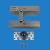 GUIA LINEAR ISO6432 20X25 ROLAMENTO ACO CROMADO