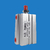 CILINDRO COMPACTO SDA 40X50 HASTE MACHO INOX