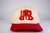 Gorra Over Love Beige Rojo - tienda en línea