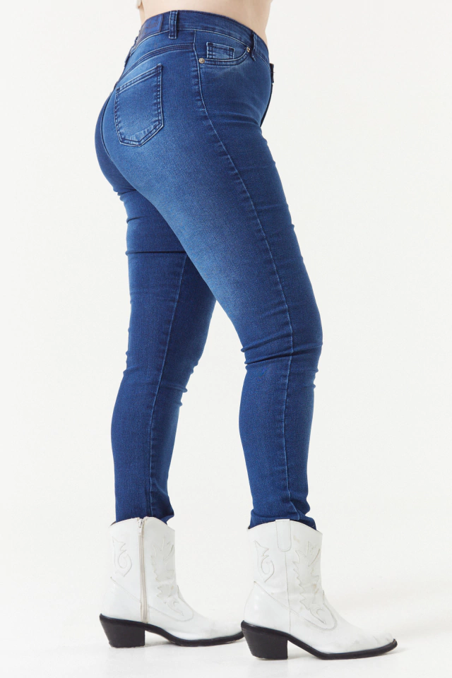 Jean Elastizado azul Chupin Localizado - tienda online