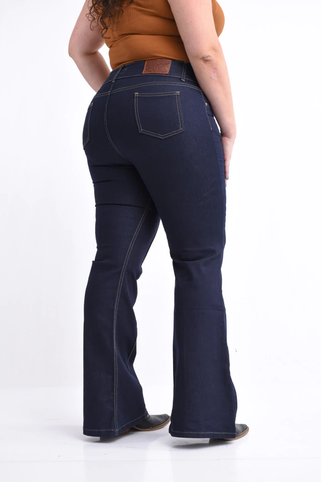 Imagen de Jean Oxford Elastizado Cintura Ancha azul Blue Night