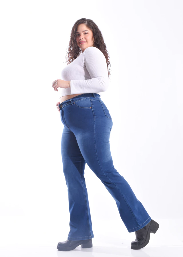 Jean azul Elastizado Oxford - tienda online