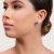 Brinco Trilion Tanzanita - Ouro 18k - loja online