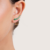 Earcuff Esmeralda Extra e Diamantes - Ouro 18k - loja online