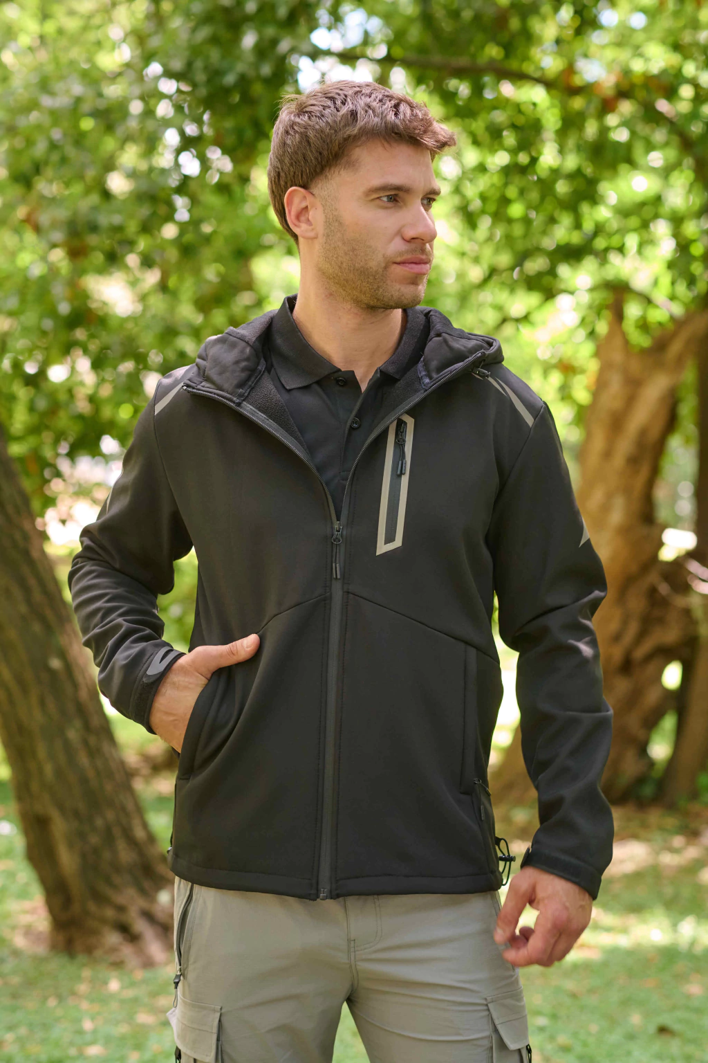Campera softshell importada
