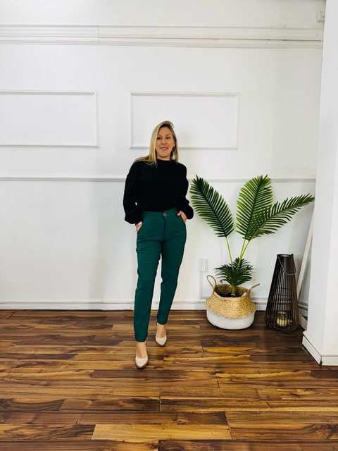 Pantalon Clue verde - comprar online