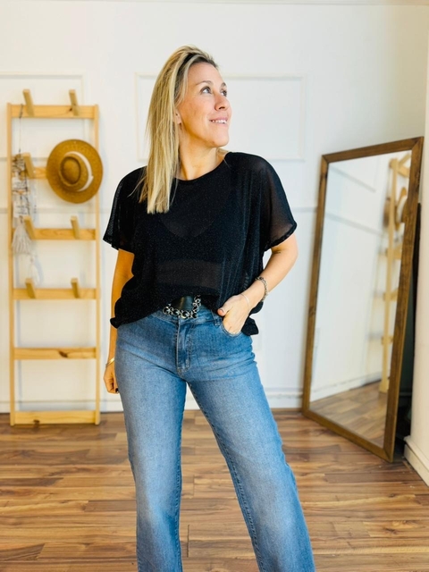 Blusa Lena tul shine