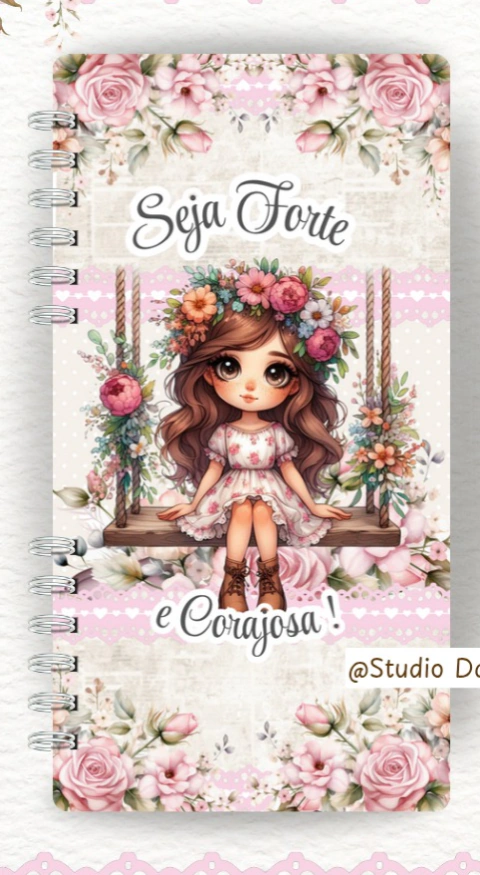 CADERNO SLIM seja forte N78 -3