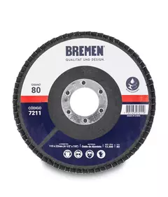 DISCO FLAP BREMEN 4-1/2" (115X22MM) OX. ALUMINIO en internet