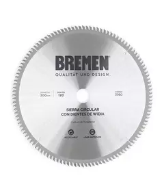 SIERRA CIRCULAR 300MM DIENTES DE WIDIA (30MM/16MM) BREMEN en internet
