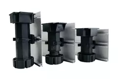 PATA OCTAGONAL REFORZADA + PINZA ABRAZADERA - comprar online