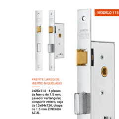 CERRADURA DE PUERTA CANDEX 115 en internet