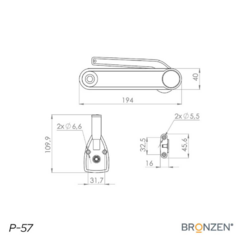 BRAZO ELEVABLE FREE FLAP HASTA 12 KG CON CIERRE SUAVE - comprar online