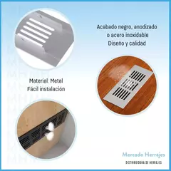 REJILLA DE VENTILACION 35,7 X 8 CM - tienda online