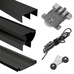 KIT DE PLACARD STANDARD-4 METROS NEGRO
