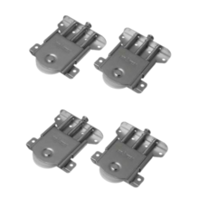 RUEDA BLINDADA PARA PUERTA DE PLACAR Ø 45MM X4 UNIDADES