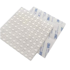 TOPE AUTOADHESIVO TRANSPARENTE PLANO 10X4MM