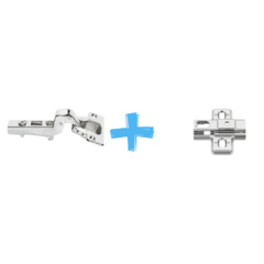 BISAGRA CAZOLETA 35MM PUSH OPEN HAFELE + BASE - comprar online