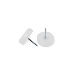 DESLIZADOR PLASTICO CON CLAVO BLANCO HAFELE - comprar online