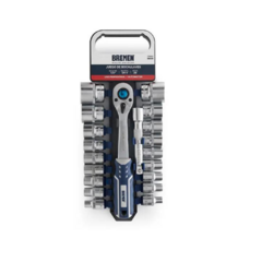 JUEGO DE BOCALLAVES PORTATIL ENC.1/2" X 20 PZS (8-32MM) BREMEN