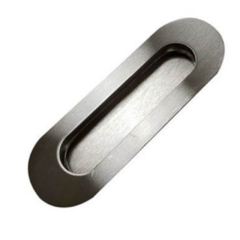 CUBETA OVAL CIEGA ACERO INOXIDABLE 40X120MM - MERCADO HERRAJES