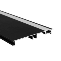 PERFIL ZOCALO PARA LED 10CM X 3M ALUMINIO BRONZEN - comprar online