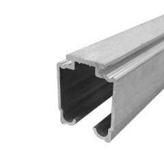 RIEL 80 SUPERIOR ALUMINIO X METRO BRONZEN