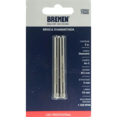 BROCA DIAMANTADA Ø [2 UNID] BREMEN® - comprar online