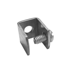 GRAMPA U CON TORNILLO 8MM 13X11X11MM ACERO INOXIDABLE