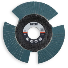 DISCO FLAP VISION BREMEN 4-1/2" (Ø115X22MM) ZIRCONIO -X 10 UNIDADES en internet