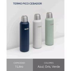 TERMO 1LITRO ACERO INOX TAPA MAGNETICA BREMEN - tienda online