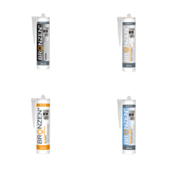 SILICONA ACETICA 280 ML BRONZEN