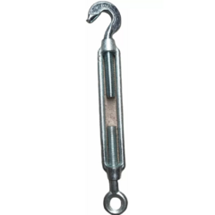 TENSOR OJO GANCHO CABLE ACERO GALVANIZADO
