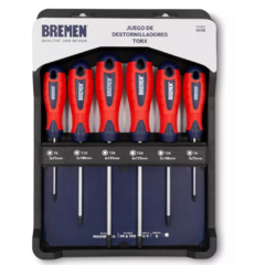 JUEGO DESTORNILLADORES X 6 PZS (6-8-10-20-25-30) BREMEN®