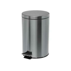 PORTA RESIDUOS REDONDO A PEDAL 20 LTS INOXIDABLE