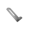 GRAMPA PARA VIDRIO CORREDIZA 4MM 13X36MM ACERO INOX
