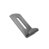 GRAMPA PARA VIDRIO CORREDIZA 4MM 19X31MM ACERO INOX