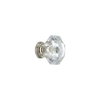 TIRADOR FACETADO ACRILICO OCTOGONAL CHICO 24X21MM
