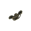 MANIJA VOLCABLE CON BASE BRONCE VIEJO 30X75MM