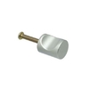 TIRADOR CILINDRO CROMO MATE 20X25MM