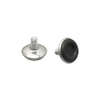 PATIN REGULABLE M8 INOX 28X15MM