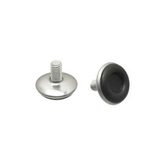 PATIN REGULABLE M8 INOX 28X15MM