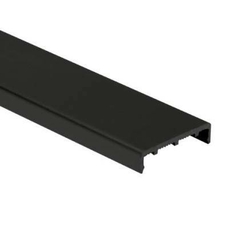 TAPACANTO U RECTO NEGRO 18MM X3 METROS