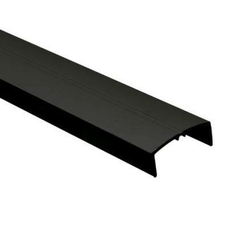 TAPACANTO U CURVO 18MM NEGRO X3 METROS