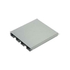 ZOCALO ALUMINIO/PVC CON BURLETE 120MM X3 METROS